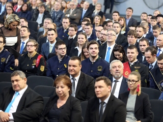 Diplomaátadó az egyetemen (2018) - fotó: Sándor Judit