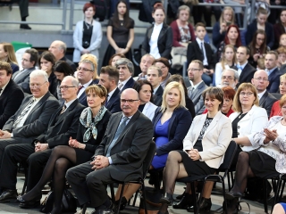 Diplomaátadó az egyetemen (2018) - fotó: Sándor Judit