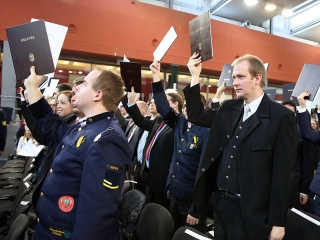 Diplomaátadó az egyetemen (2018) - fotó: Sándor Judit