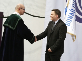 Diplomaátadó az egyetemen (2018) - fotó: Sándor Judit