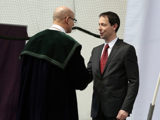 Diplomaátadó az egyetemen (2018) - fotó: Sándor Judit