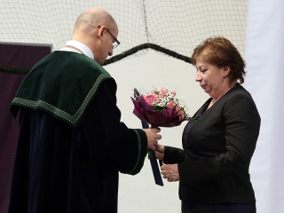 Diplomaátadó az egyetemen (2018) - fotó: Sándor Judit