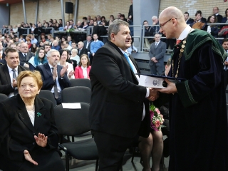 Diplomaátadó az egyetemen (2018) - fotó: Sándor Judit