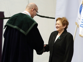 Diplomaátadó az egyetemen (2018) - fotó: Sándor Judit