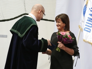 Diplomaátadó az egyetemen (2018) - fotó: Sándor Judit