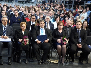 Diplomaátadó az egyetemen (2018) - fotó: Sándor Judit