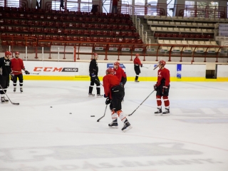 Szurkolói flashmob a DAB edzésén - fotó: Ónodi Zoltán