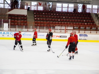 Szurkolói flashmob a DAB edzésén - fotó: Ónodi Zoltán