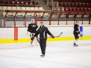 Szurkolói flashmob a DAB edzésén - fotó: Ónodi Zoltán
