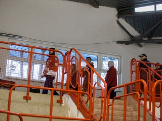 Szurkolói flashmob a DAB edzésén - fotó: Ónodi Zoltán