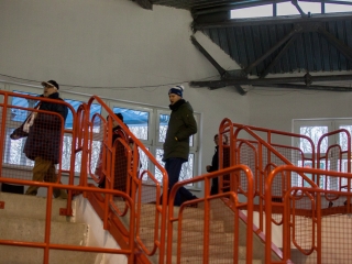 Szurkolói flashmob a DAB edzésén - fotó: Ónodi Zoltán