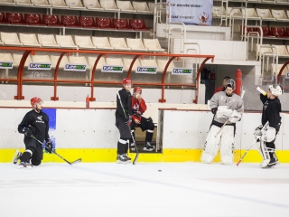 Szurkolói flashmob a DAB edzésén - fotó: Ónodi Zoltán