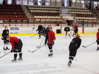 Szurkolói flashmob a DAB edzésén - fotó: Ónodi Zoltán