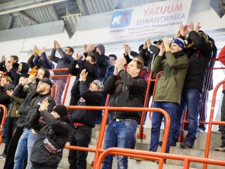 Szurkolói flashmob a DAB edzésén - fotó: Ónodi Zoltán
