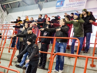 Szurkolói flashmob a DAB edzésén - fotó: Ónodi Zoltán