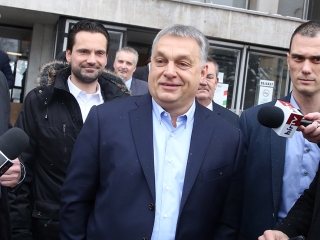 Orbán Viktor Dunaújvárosban - fotó: Sándor Judit