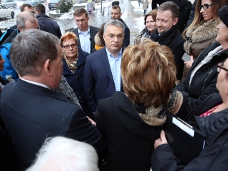 Orbán Viktor Dunaújvárosban - fotó: Sándor Judit