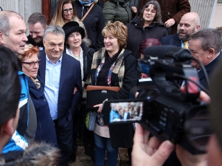 Orbán Viktor Dunaújvárosban - fotó: Sándor Judit
