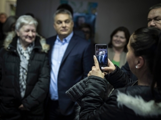 Orbán Viktor Dunaújvárosban - fotó: Sándor Judit