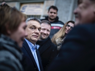 Orbán Viktor Dunaújvárosban - fotó: Sándor Judit