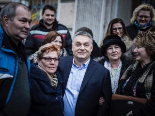 Orbán Viktor Dunaújvárosban - fotó: Sándor Judit