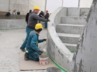 Az élményfürdő felújítása - fotó: Sándor Judit