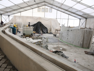 Az élményfürdő felújítása - fotó: Sándor Judit