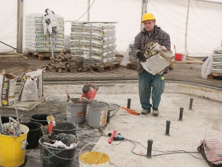 Az élményfürdő felújítása - fotó: Sándor Judit