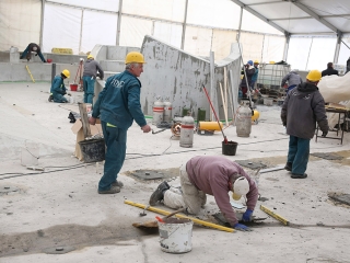 Az élményfürdő felújítása - fotó: Sándor Judit