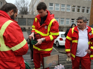 Gázszivárgás a Rudasban - fotó: Sándor Judit