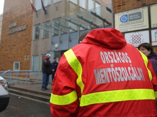 Gázszivárgás a Rudasban - fotó: Sándor Judit