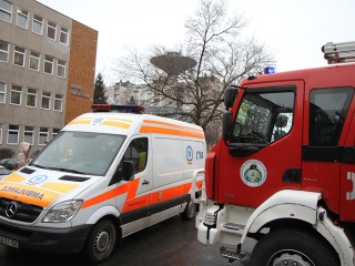 Gázszivárgás a Rudasban - fotó: Sándor Judit