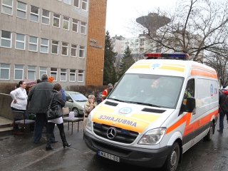 Gázszivárgás a Rudasban - fotó: Sándor Judit