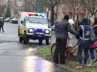 Gázszivárgás a Rudasban - fotó: Sándor Judit