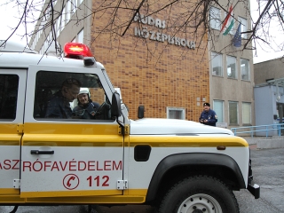 Gázszivárgás a Rudasban - fotó: Sándor Judit