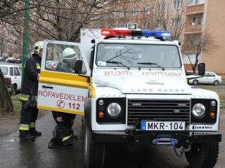 Gázszivárgás a Rudasban - fotó: Sándor Judit