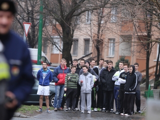 Gázszivárgás a Rudasban - fotó: Sándor Judit