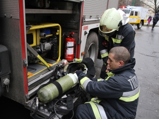 Gázszivárgás a Rudasban - fotó: Sándor Judit