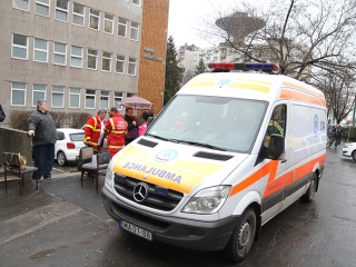 Gázszivárgás a Rudasban - fotó: Sándor Judit