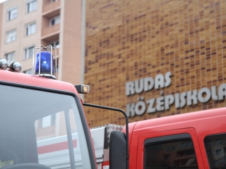 Gázszivárgás a Rudasban - fotó: Sándor Judit