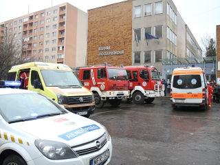 Gázszivárgás a Rudasban - fotó: Sándor Judit