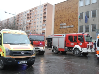 Gázszivárgás a Rudasban - fotó: Sándor Judit