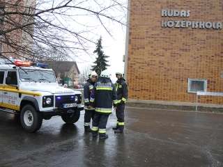 Gázszivárgás a Rudasban - fotó: Sándor Judit