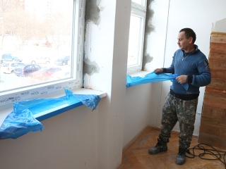 Felújítások a Petőfi iskolában - fotó: Sándor Judit