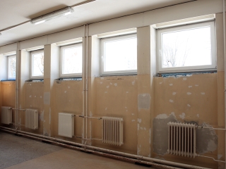 Felújítások a Petőfi iskolában - fotó: Sándor Judit