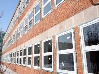 Felújítások a Petőfi iskolában - fotó: Sándor Judit