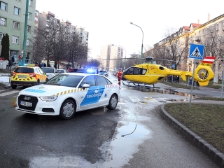Mentőhelikopteres mentőakció - fotó: Sándor Judit