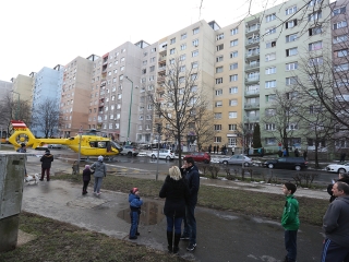 Mentőhelikopteres mentőakció - fotó: Sándor Judit