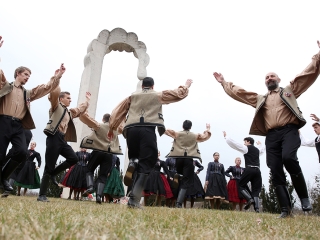 Március 15. - Ünnepség a '48-as emlékműnél - fotó: Sándor Judit