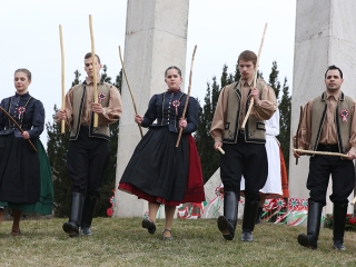 Március 15. - Ünnepség a '48-as emlékműnél - fotó: Sándor Judit